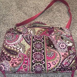 Vera Bradley Pink/Purple Paisley Laptop Bag